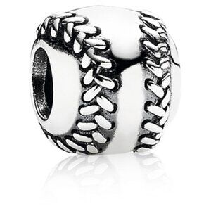 NWOT Pandora Sterling Silver Baseball Charm 790969